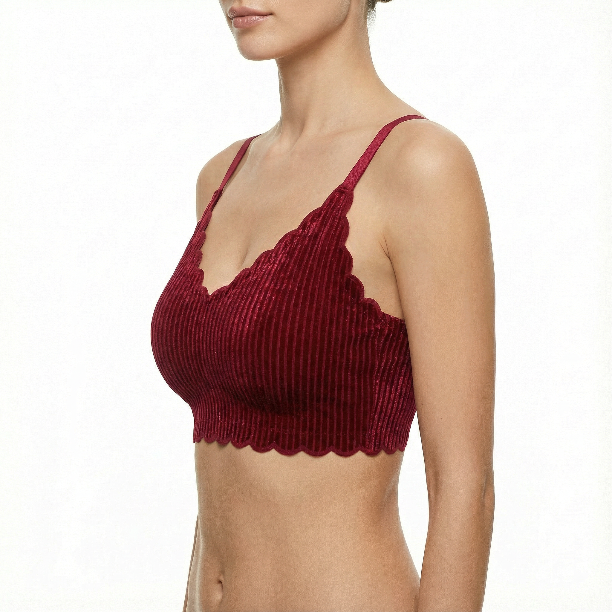 Wine Red Bra