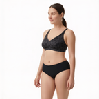 Charcoal Black Bra