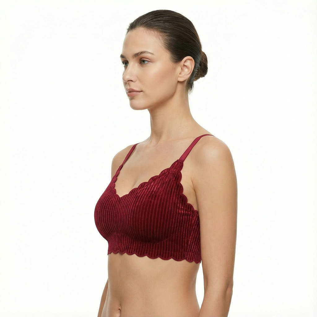 Wine Red Bra