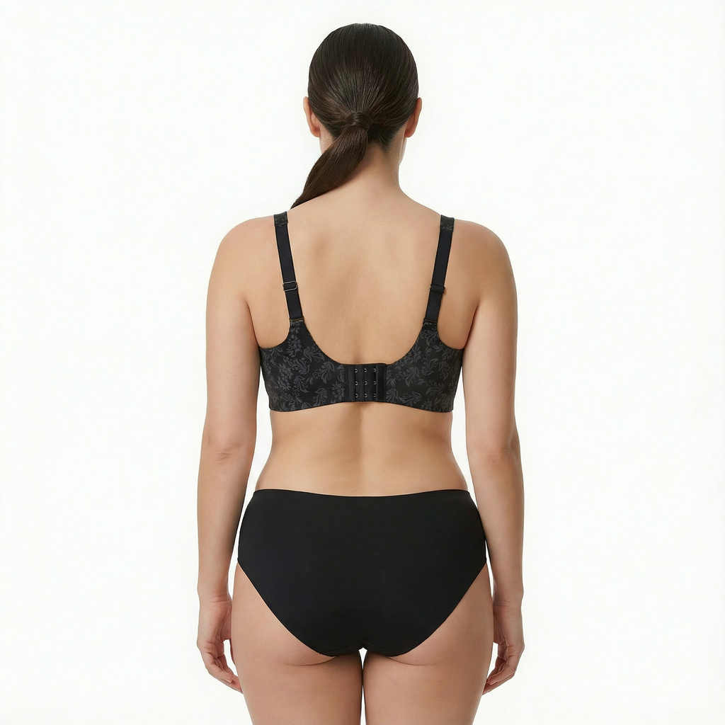 Charcoal Black Bra
