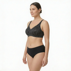 Charcoal Black Bra