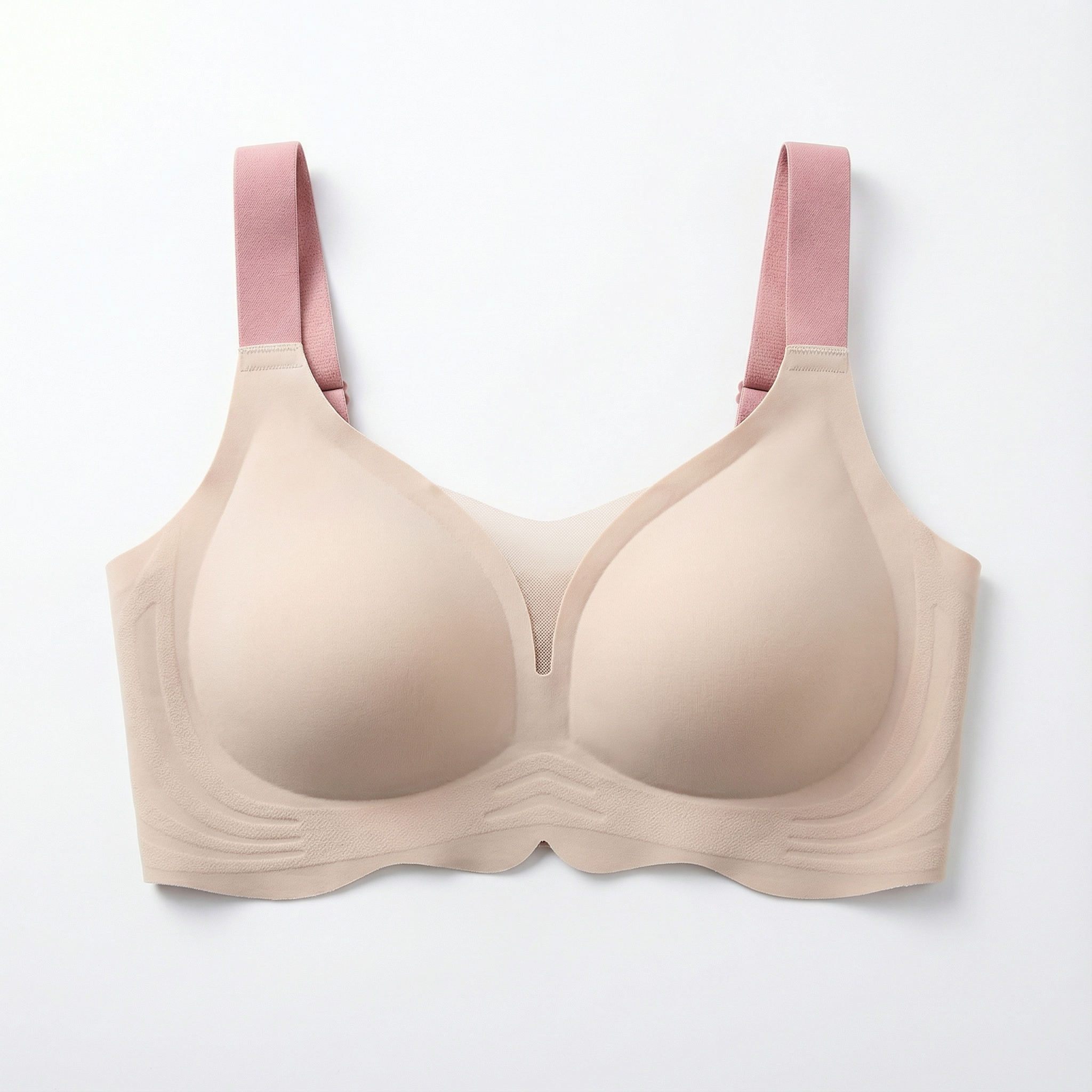 Beige Mauve Bra