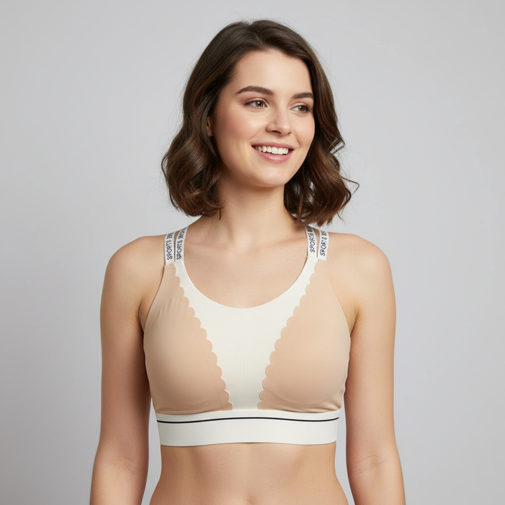 White & Cream Bra
