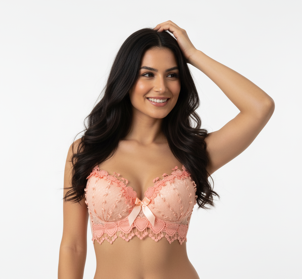Soft Blush Pink Bra