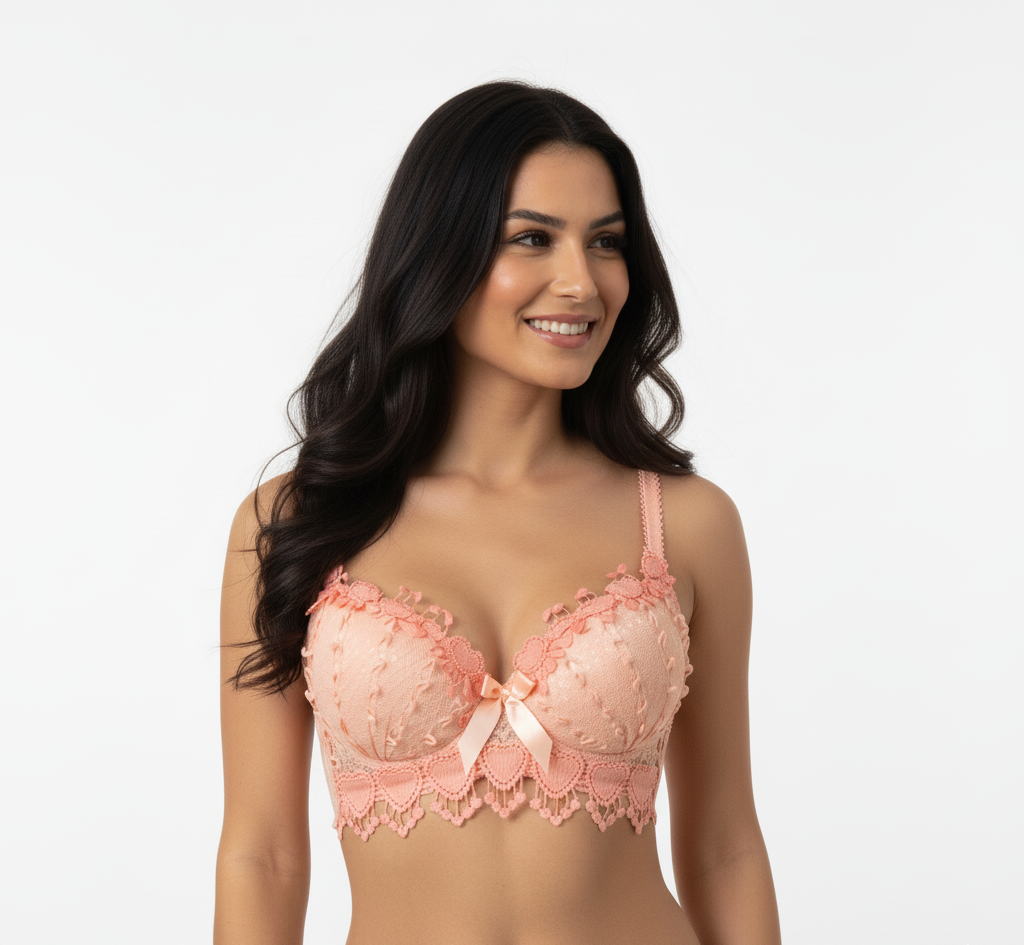Soft Blush Pink Bra