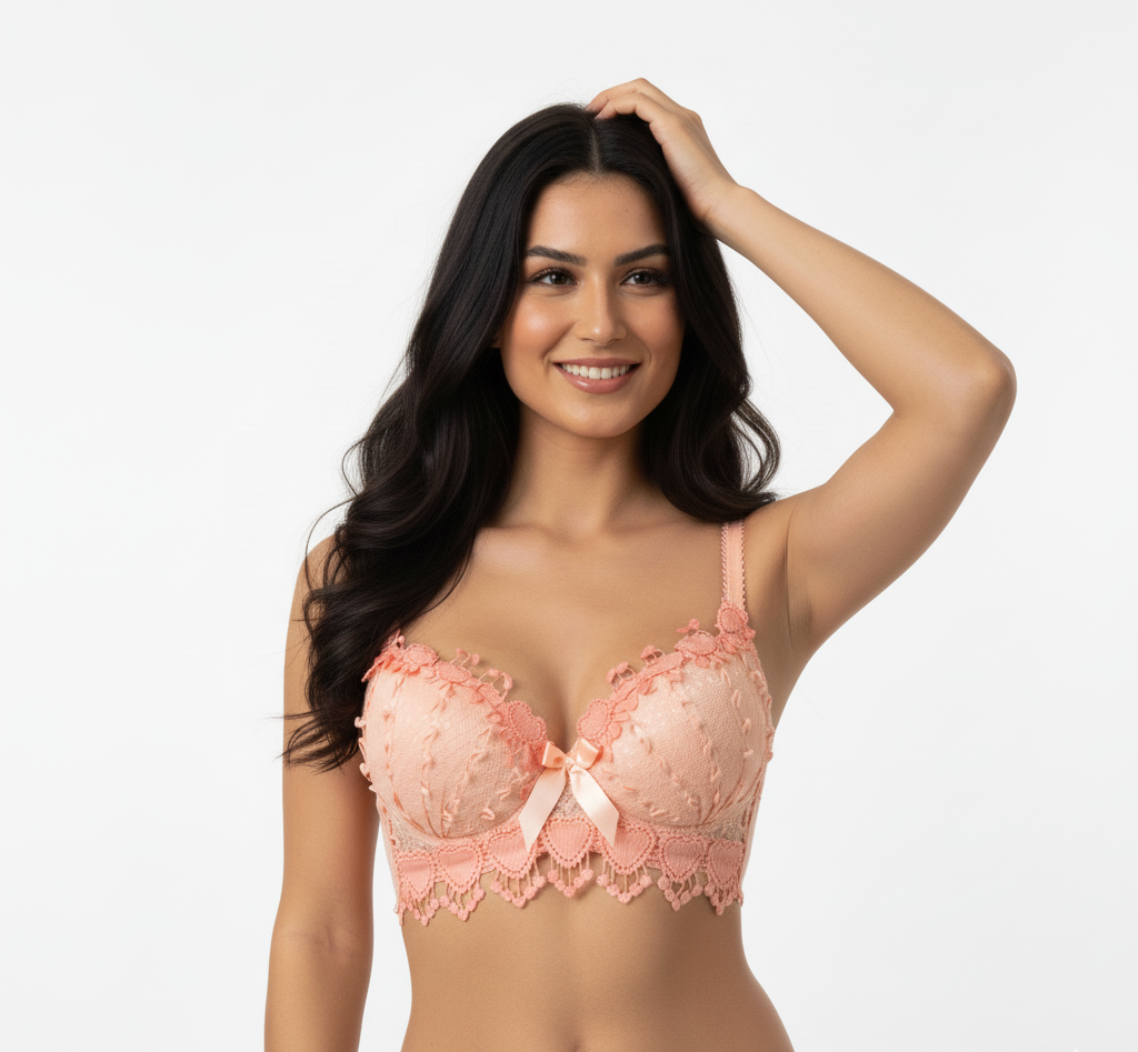 Soft Blush Pink Bra