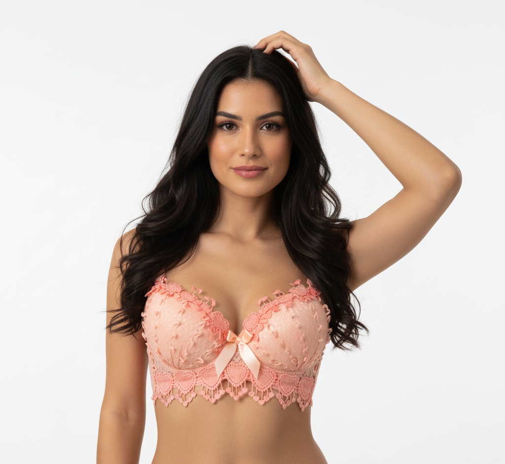 Soft Blush Pink Bra