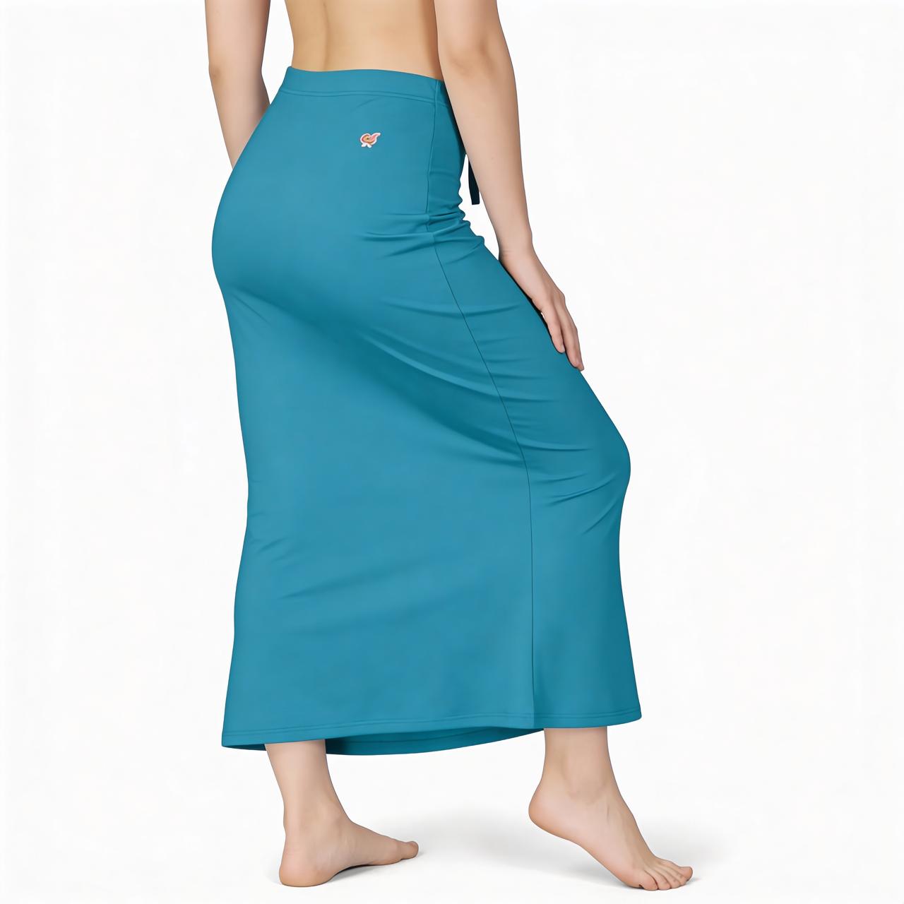 Shapewear Skirt - Teal Blue