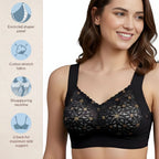 Black & Gold Lace Bra