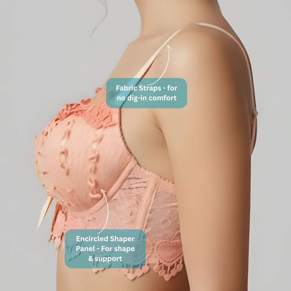 Soft Blush Pink Bra
