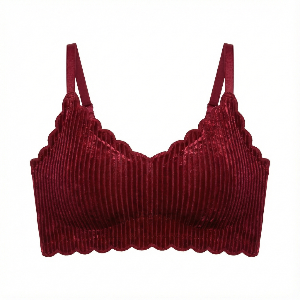 Wine Red Bra