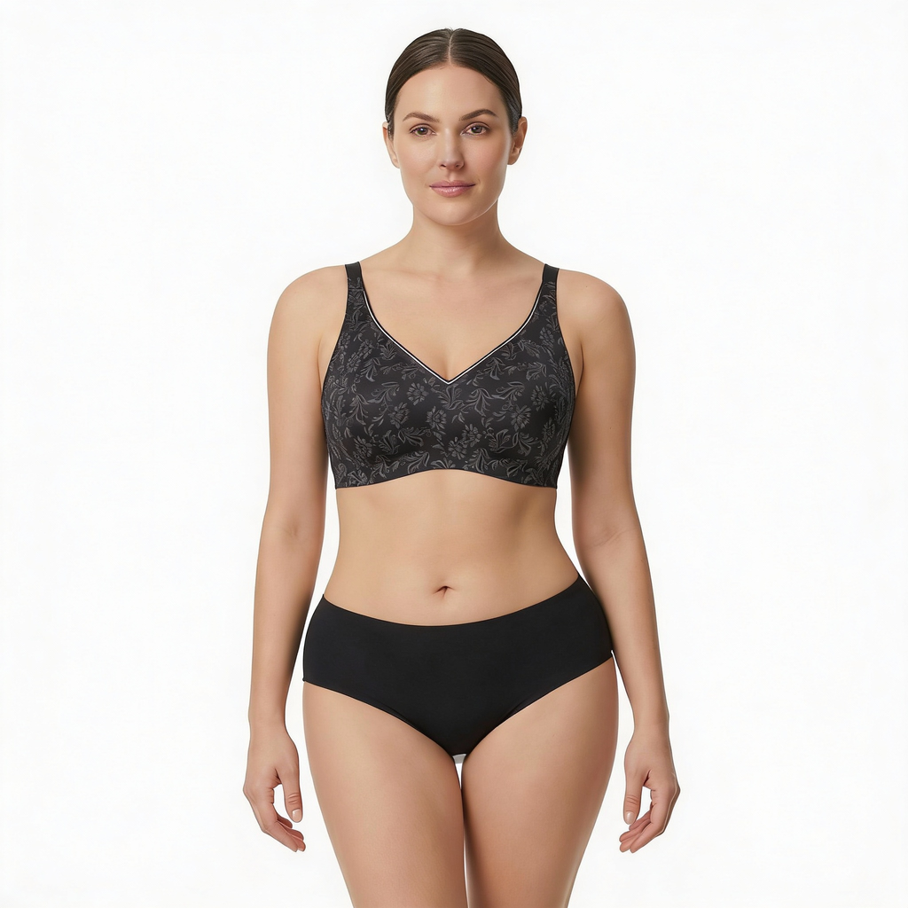 Charcoal Black Bra
