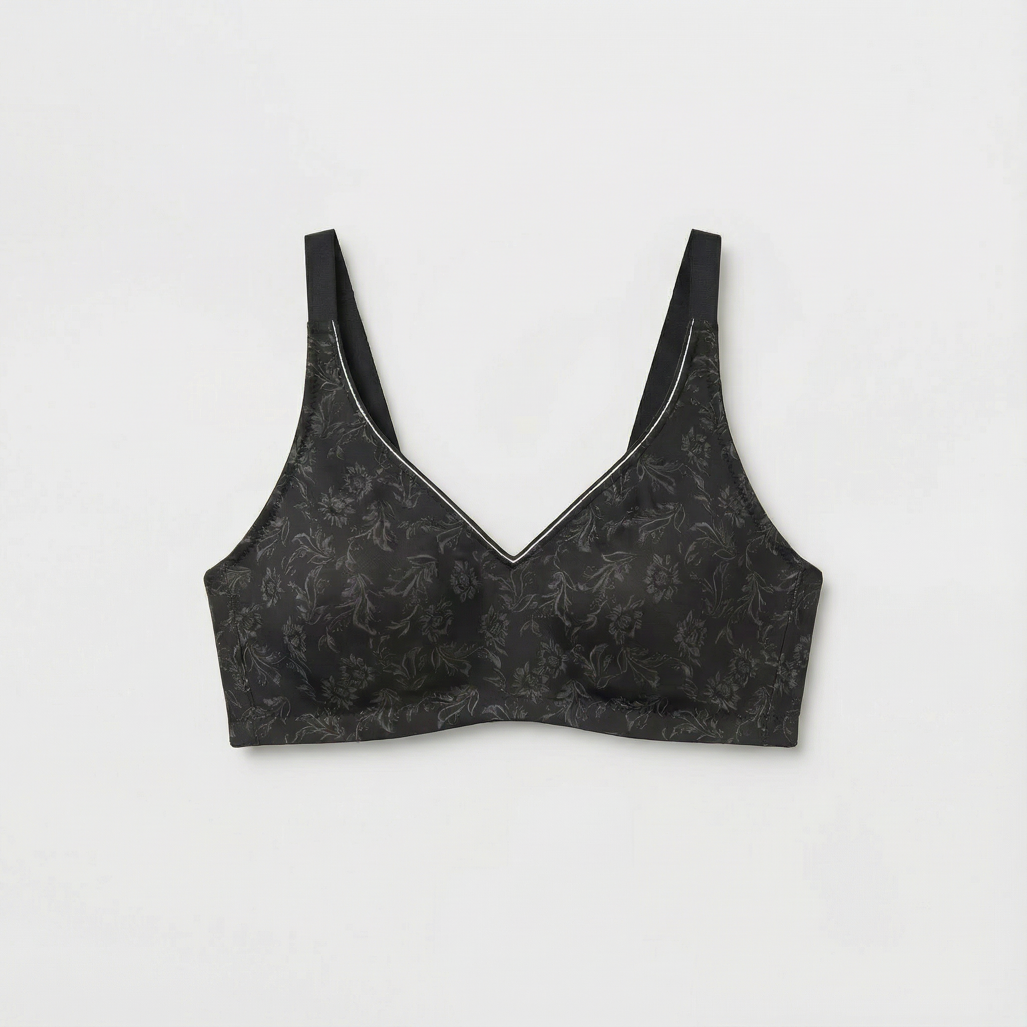 Charcoal Black Bra