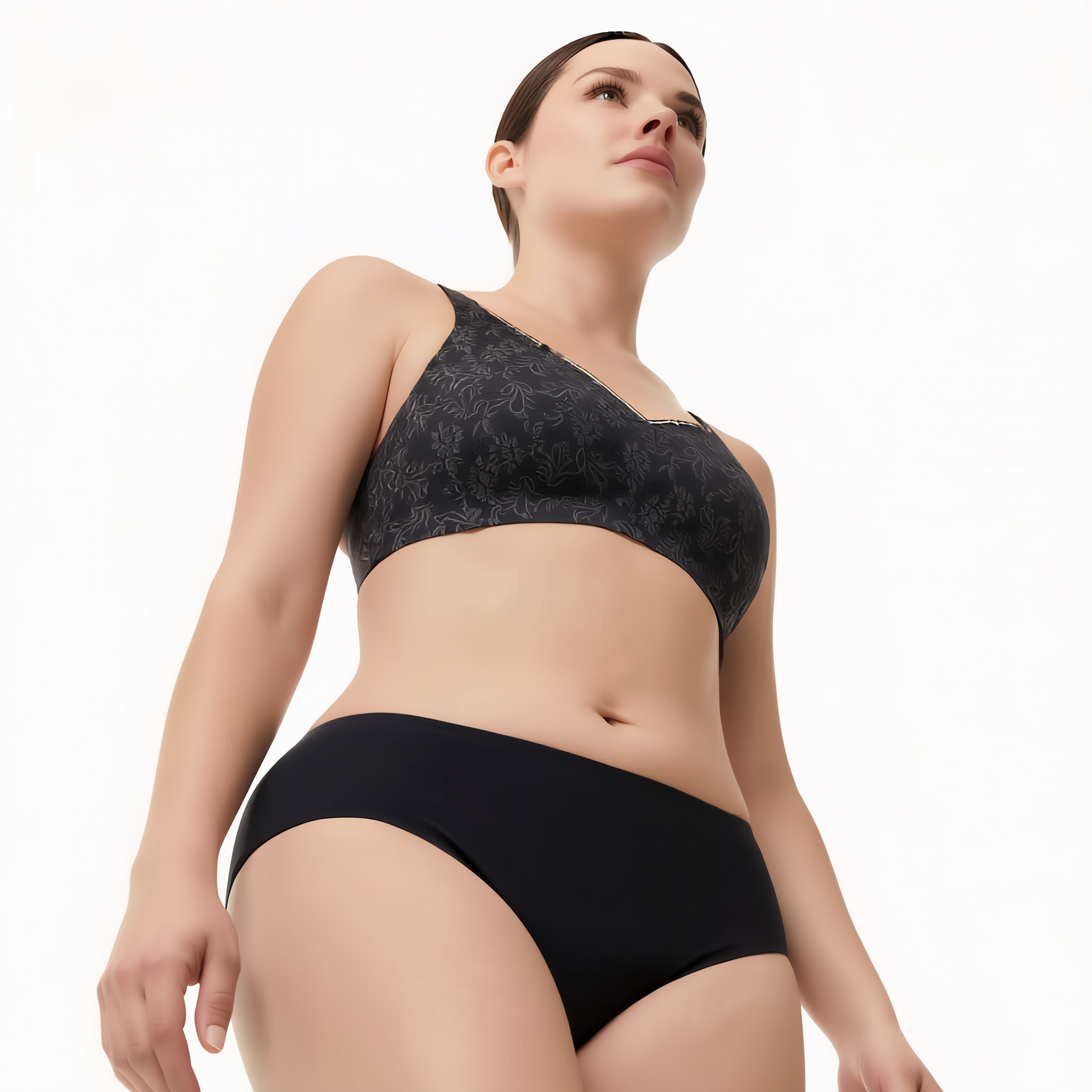 Charcoal Black Bra