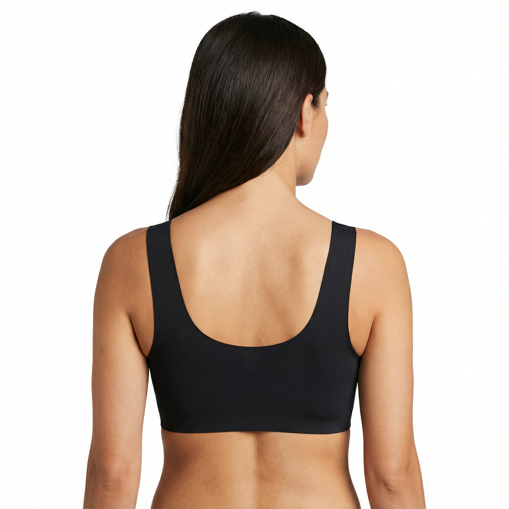 Solid Black Bra